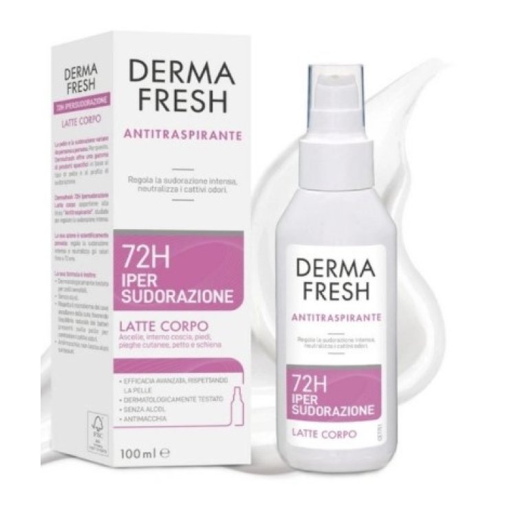DERMAFRESH 72H IPERSUDORAZIONE LATTE CORPO 100 ML DERMAFRESH 72H IPERSUDORAZIONE LATTE CORPO 100 ML