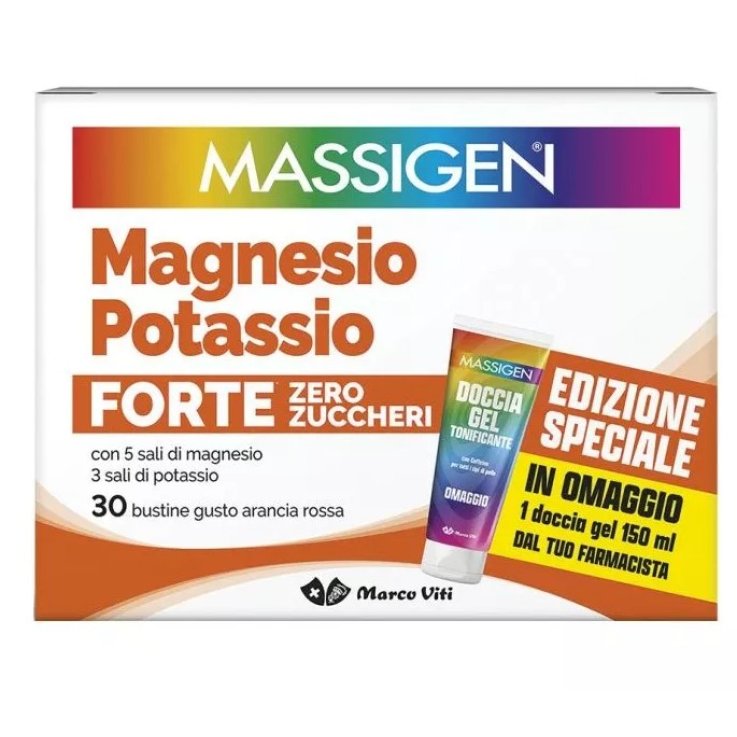 MASSIGEN MAGNESIO POTASSIO FORTE 30 BUSTINE EDIZIONE SPECIALE 2025 MASSIGEN MAGNESIO POTASSIO FORTE 30 BUSTINE EDIZIONE SPECIALE 2025