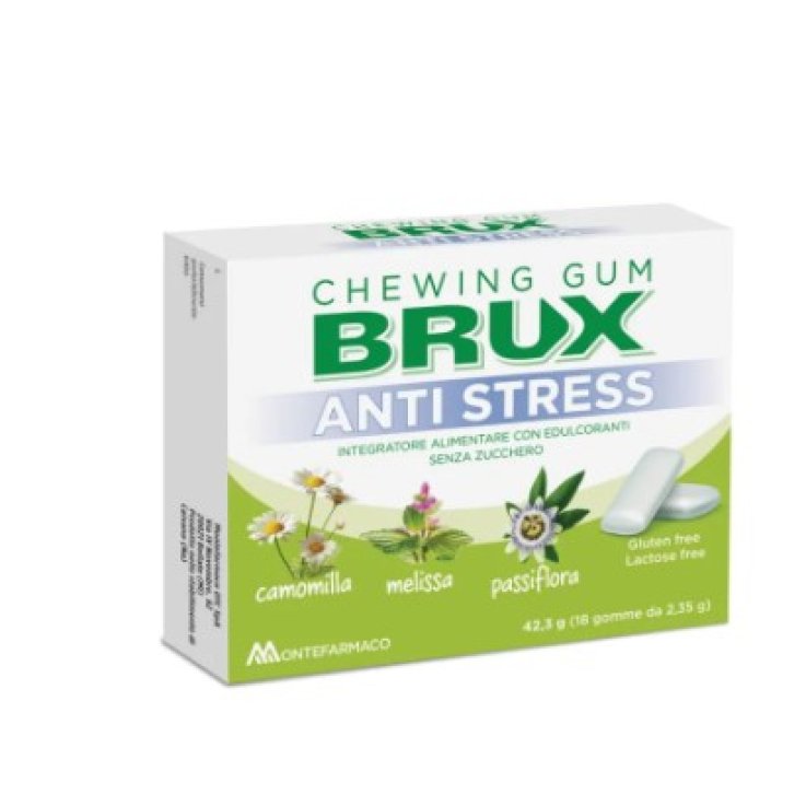 BRUX ANTISTRESS CHEWING GUM 18 GOMME BRUX ANTISTRESS CHEWING GUM 18 GOMME