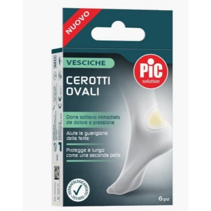 CEROTTO PIC VESCICHE OVALI 44X69 MM 6 PEZZI CEROTTO PIC VESCICHE OVALI 44X69 MM 6 PEZZI