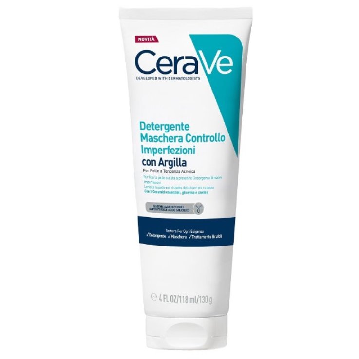CERAVE DETERGENTE MASCHERA CONTROLLO IMPERFEZIONI 118 ML CERAVE DETERGENTE MASCHERA CONTROLLO IMPERFEZIONI 118 ML
