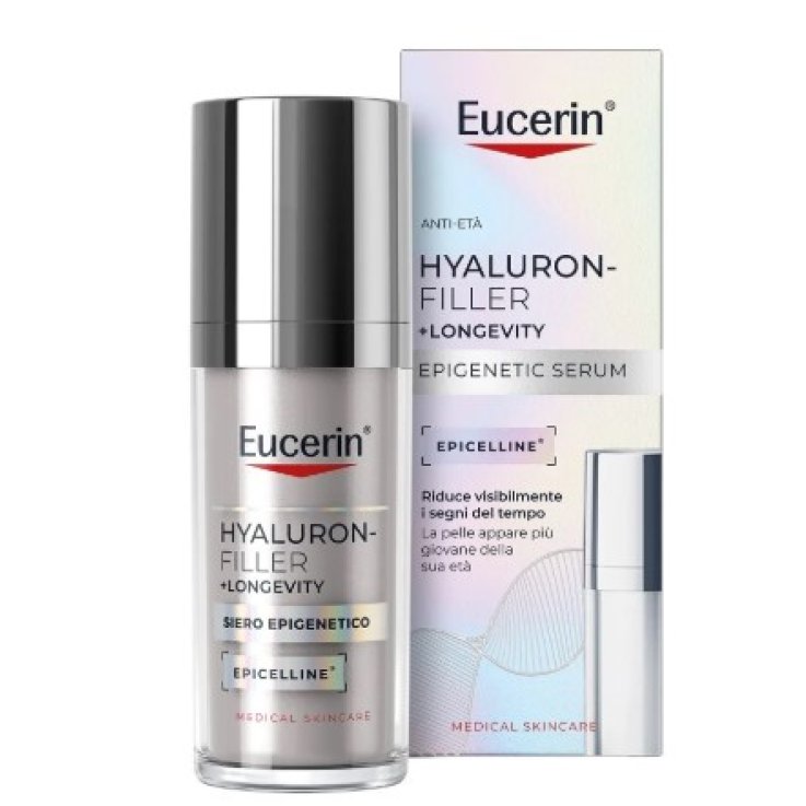 EUCERIN HYALURON FILLER +LONGEVITY SIERO EPIGENETICO 30 ML EUCERIN HYALURON FILLER +LONGEVITY SIERO EPIGENETICO 30 ML