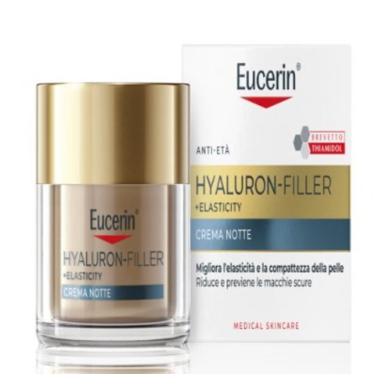 EUCERIN HYALURON FILLER+ ELASTICITY CREMA NOTTE 50 ML EUCERIN HYALURON FILLER+ ELASTICITY CREMA NOTTE 50 ML