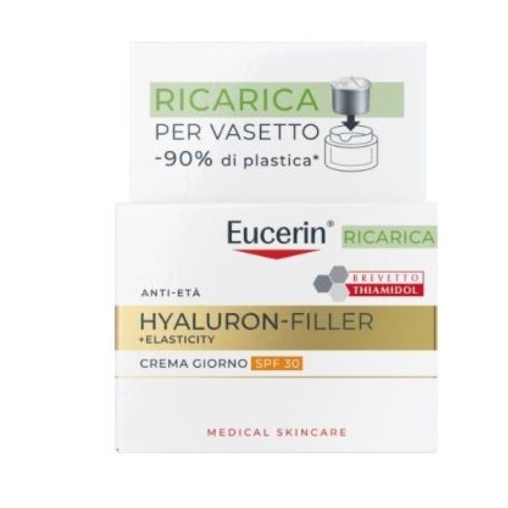 EUCERIN HYALURON FILLER+ ELASTICITY CREMA GIORNO SPF30 REFILL 50 ML EUCERIN HYALURON FILLER+ ELASTICITY CREMA GIORNO SPF30 REFILL 50 ML