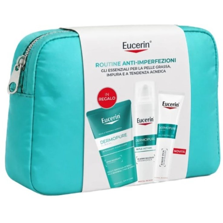EUCERIN DERMOPURE ROUTINE PACK ACNE 1 CLINICAL GEL SEBONORMALIZZANTE 40 ML + 1 CLINICAL SIERO TRIPLA AZIONE 40 ML + 1 DETERGENTE PURIFICANTE 75 ML EUCERIN DERMOPURE ROUTINE PACK ACNE 1 CLINICAL GEL SEBONORMALIZZANTE 40 ML + 1 CLINICAL SIERO TRIPLA AZIONE 40 ML + 1 DETERGENTE PURIFICANTE 75 ML
