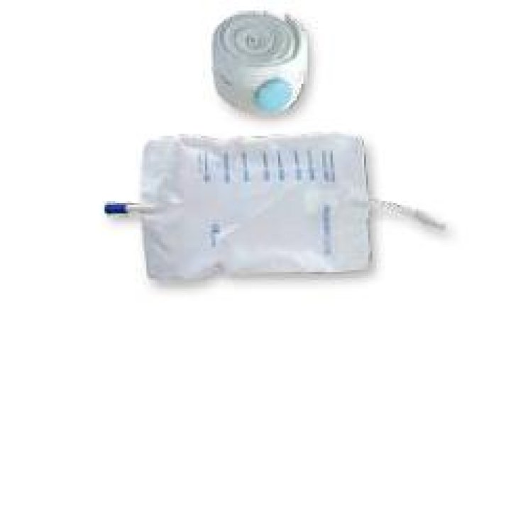 SACCA RACCOGLI URINA DA GAMBA PER INCONTINENZA IN PVC 750 MLTUBO RACCORDO DIRITTO 10 CM+RUBINETTO SCARICO+VALVOLA ANTIREFLUSSO+2 FASCE A BOTTONI 10 PEZZI