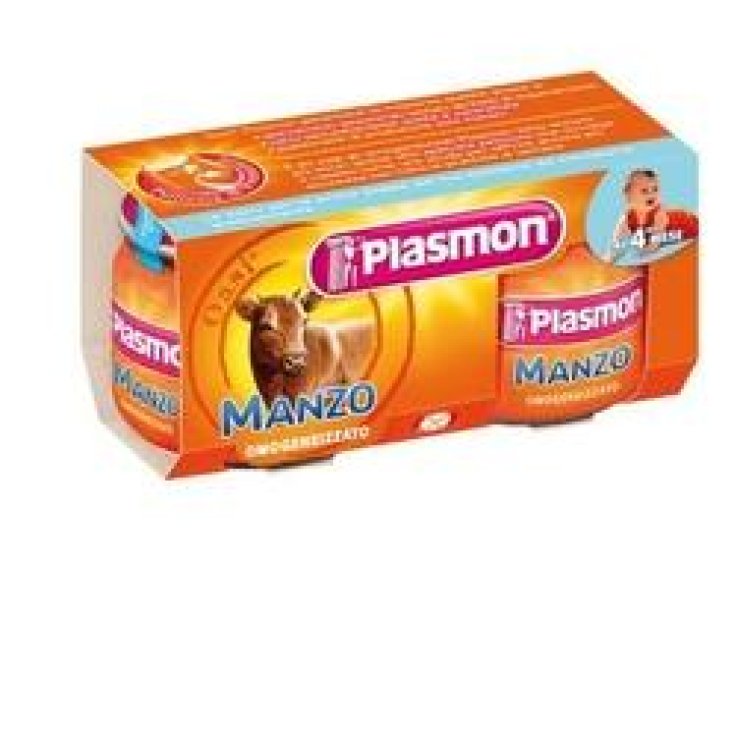PLASMON OMOGENEIZZATO MANZO 80 G X 2 PEZZI PLASMON OMOGENEIZZATO MANZO 80 G X 2 PEZZI