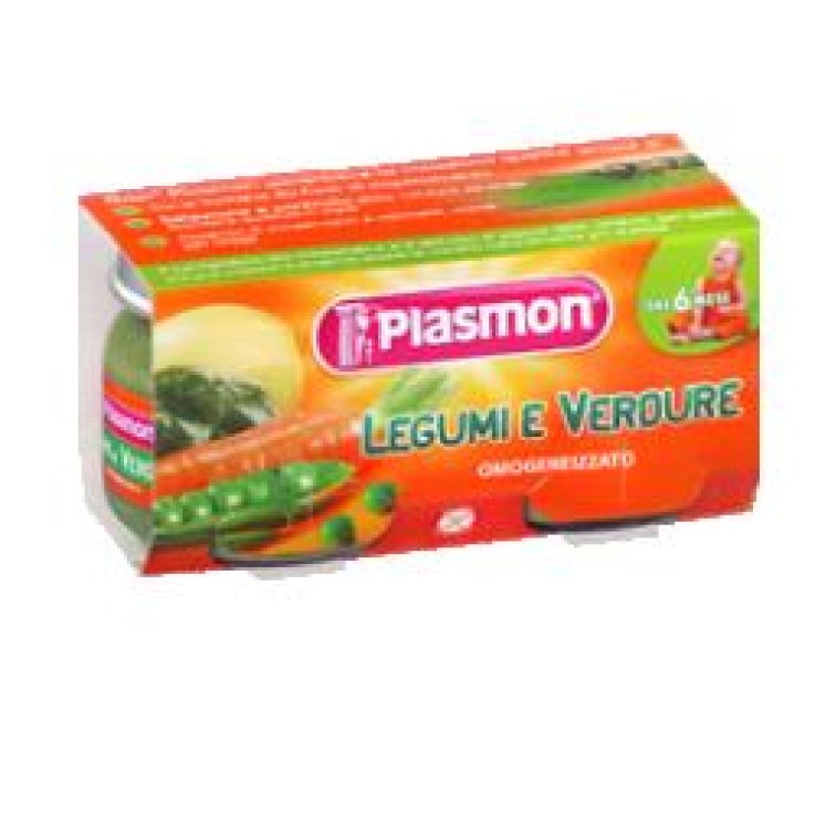 PLASMON OMOGENEIZZATO VERDURE LEGUMI 80 G X 2 PEZZI PLASMON OMOGENEIZZATO VERDURE LEGUMI 80 G X 2 PEZZI