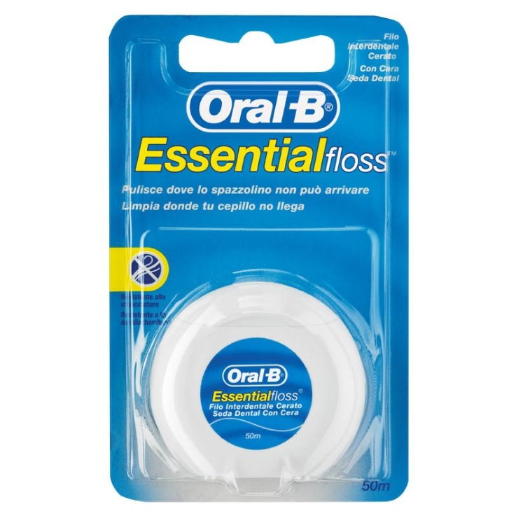 ORALB ESSENTIALFLOSS FILO INTERDENTALE CERATO 50 METRI GUSTOMENTA ORALB ESSENTIALFLOSS FILO INTERDENTALE CERATO 50 METRI GUSTOMENTA