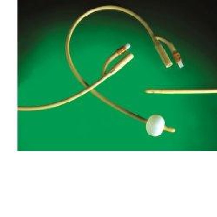 CATETERE URETRALE FOLEY IN LATTICE SILICONATO CH18 PER CATETERIZZAZIONE VESCICALE PRODOTTO IN LATTICE MEDICALE E TRATTATO IN SILICONE NELLA SUPERFICIE ESTERNA CATETERE URETRALE FOLEY IN LATTICE SILICONATO CH18 PER CATETERIZZAZIONE VESCICALE PRODOTTO IN LATTICE MEDICALE E TRATTATO IN SILICONE NELLA SUPERFICIE ESTERNA