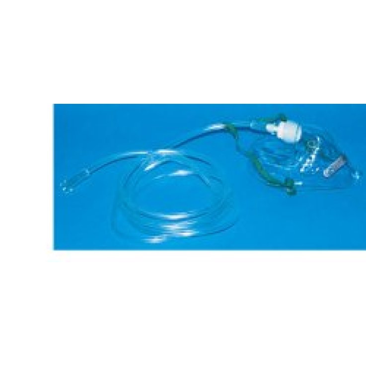 MASCHERA PER OSSIGENOTERAPIA MEDIA CONCENTRAZIONE CON 2 TUBIPROLUNGA 2 METRI MASCHERA PER OSSIGENOTERAPIA MEDIA CONCENTRAZIONE CON 2 TUBIPROLUNGA 2 METRI