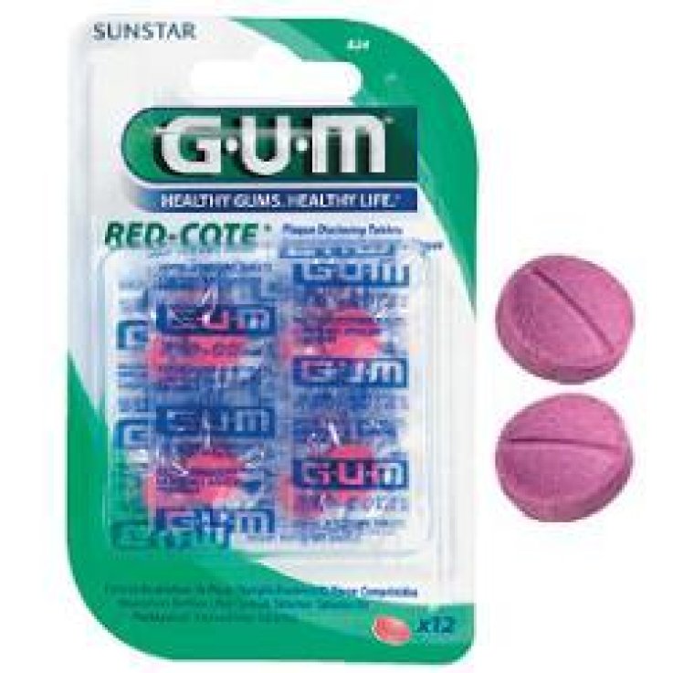 GUM RED-COTE RIV PLACCA 12 PASTIGLIE GUM RED-COTE RIV PLACCA 12 PASTIGLIE