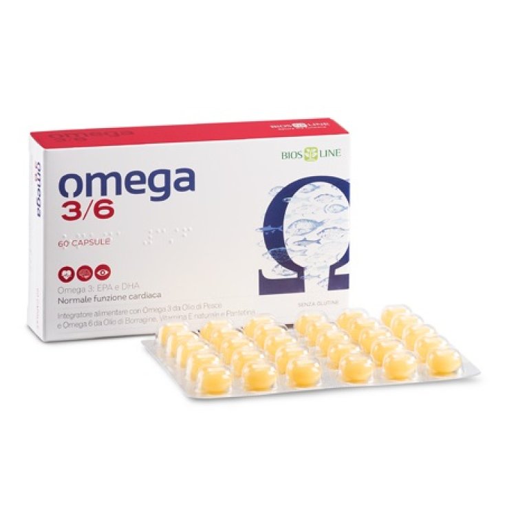 BIOSLINE OMEGA 3/6 60 CAPSULE BIOSLINE OMEGA 3/6 60 CAPSULE