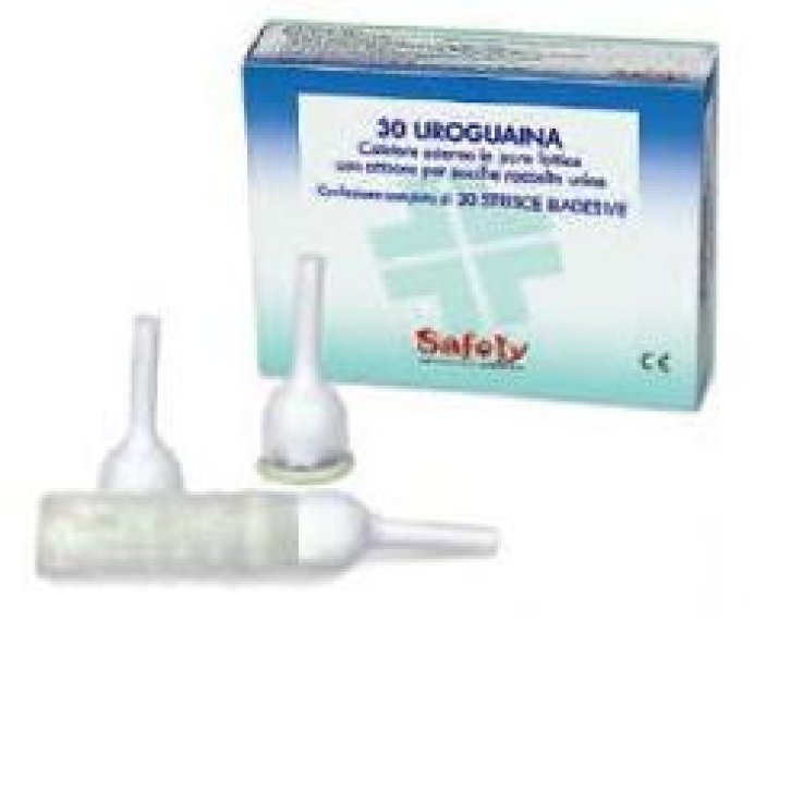 CATETERE ESTERNO CON STRISCIA BIADESIVA UROGUAINA 30 MM 30 PEZZI CATETERE ESTERNO CON STRISCIA BIADESIVA UROGUAINA 30 MM 30 PEZZI