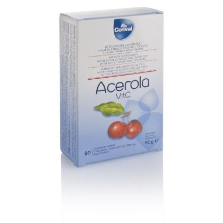 ACEROLA+Vit.C 80 Tav.75gCOSVAL ACEROLA+Vit.C 80 Tav.75gCOSVAL