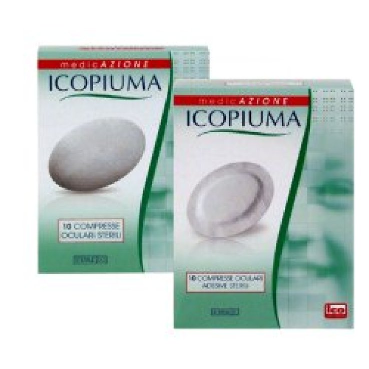 ICOPIUMA GARZA COMPRESSA OCULARE DI COTONE 10 PEZZI ICOPIUMA GARZA COMPRESSA OCULARE DI COTONE 10 PEZZI