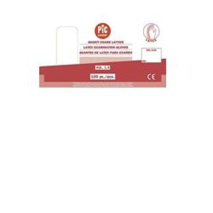 GUANTO PER ESPLORAZIONE PIC CON POLVERE MISURA M 100 PEZZI GUANTO PER ESPLORAZIONE PIC CON POLVERE MISURA M 100 PEZZI