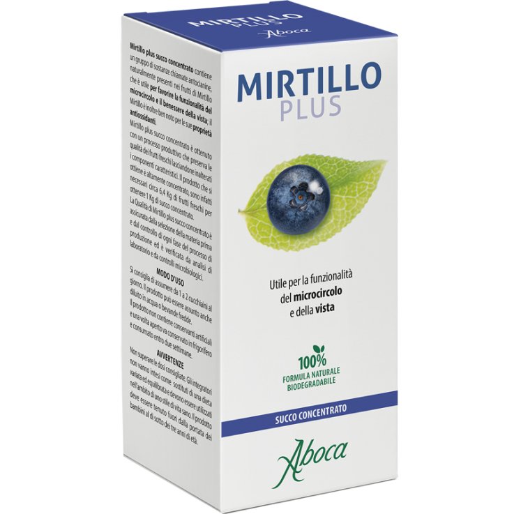 MIRTILLO Plus Succo 100mlABOCA MIRTILLO Plus Succo 100mlABOCA