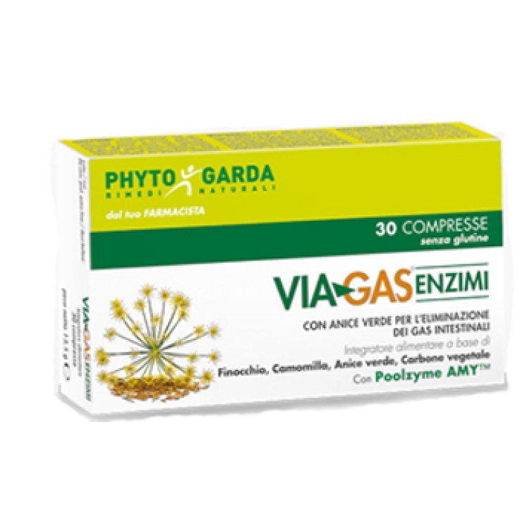 VIA-GAS Enzimi 30 Cpr 450mg VIA-GAS Enzimi 30 Cpr 450mg