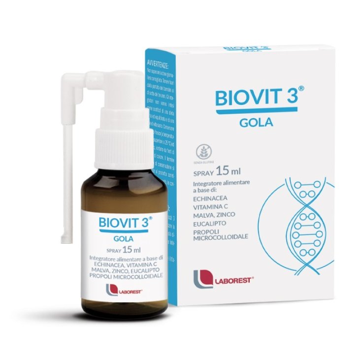 BIOVIT*3 Gola Spray Orale 15ml BIOVIT*3 Gola Spray Orale 15ml