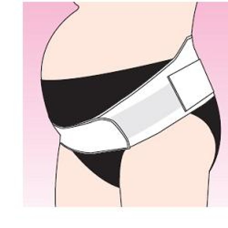 JOLIE MAMAN 1410 FASCIA REGOLABILE PER GESTANTE BIANCO M