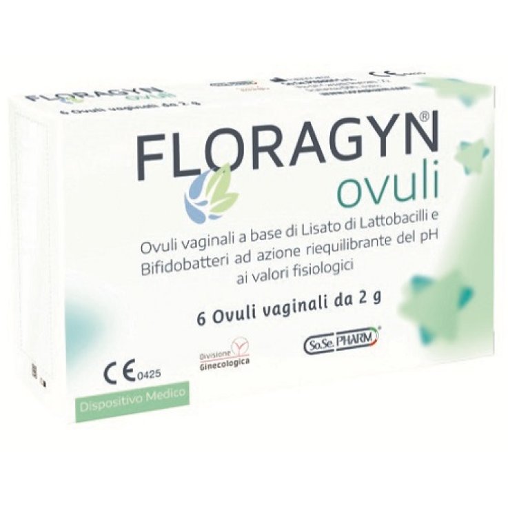 FLORAGYN Ovuli Vag.6pz 12g FLORAGYN Ovuli Vag.6pz 12g