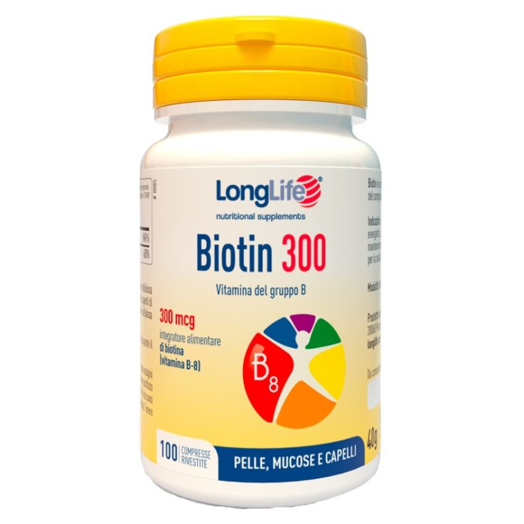 LONGLIFE BIOTIN 100 Cpr LONGLIFE BIOTIN 100 Cpr