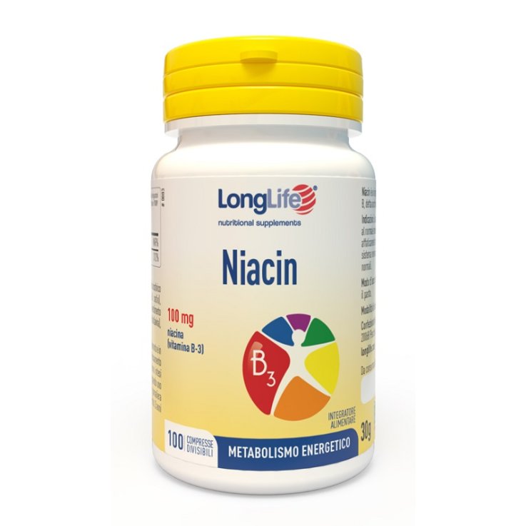 LONGLIFE NIACIN 100 Cpr 100mg LONGLIFE NIACIN 100 Cpr 100mg