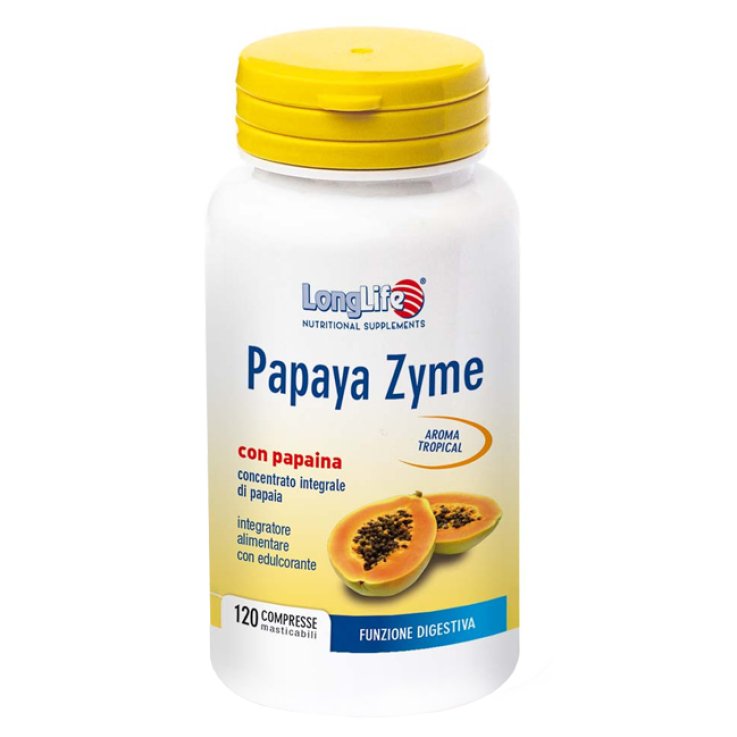 LONGLIFE PAPAYA ZYME 120 Cpr LONGLIFE PAPAYA ZYME 120 Cpr