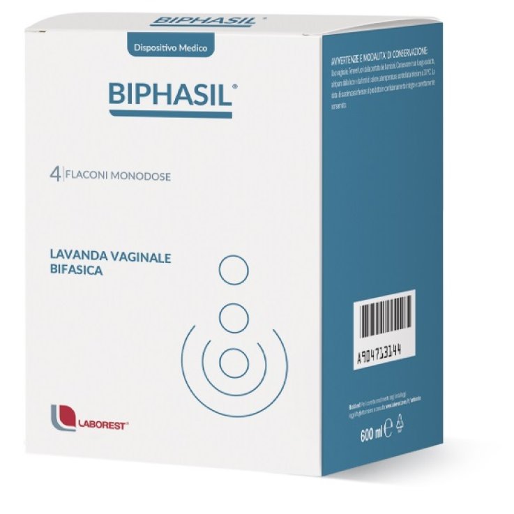 BIPHASIL TRATTAMENTO VAGINALE 4 FLACONIX150 ML BIPHASIL TRATTAMENTO VAGINALE 4 FLACONIX150 ML