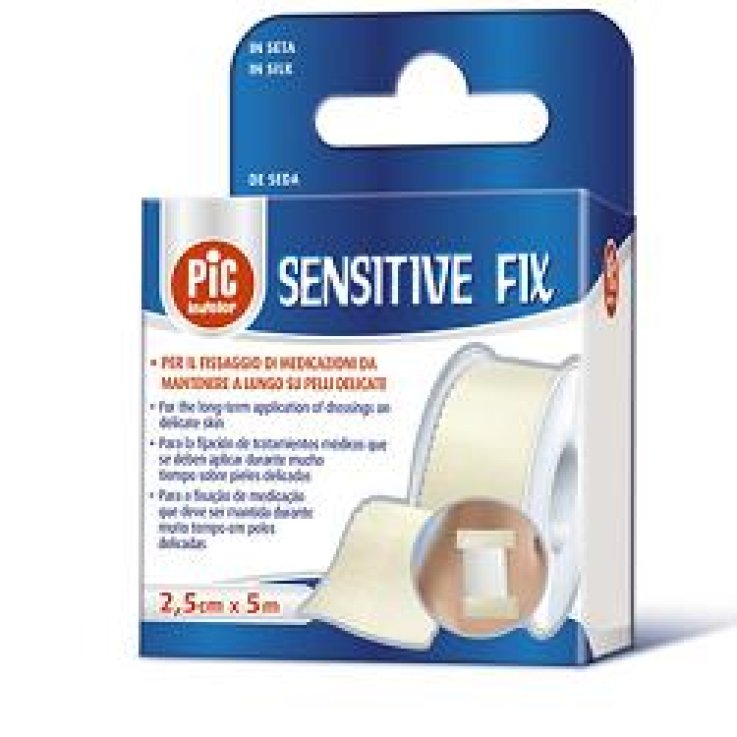 CEROTTO IN ROCCHETTO SENSITIVE FIX 2,5X500 CM CON FUSTELLA 1PEZZO