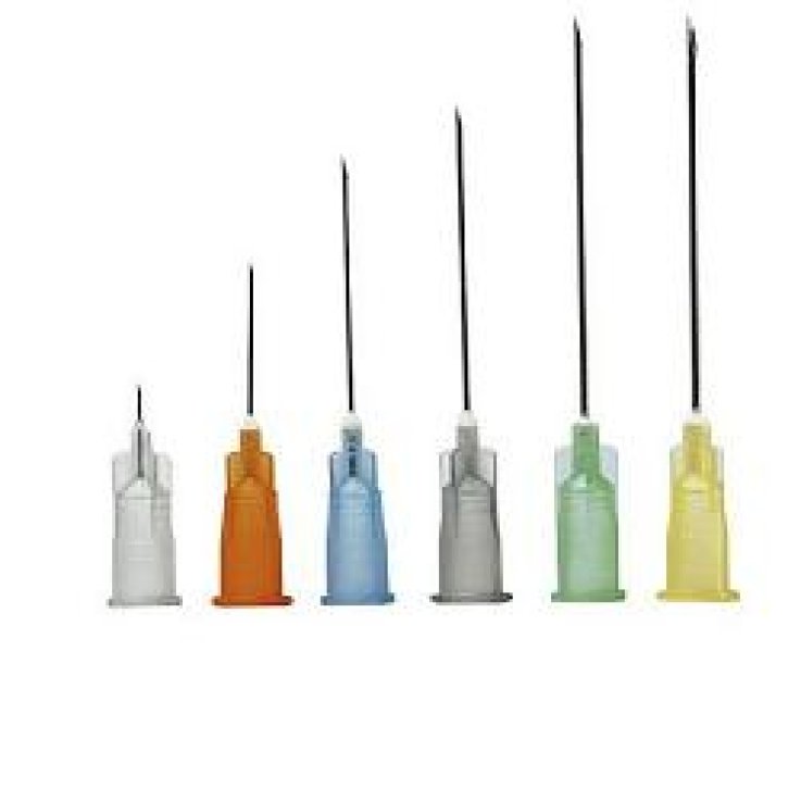 AGO IPODERMICO STERILE PIC CONO LUER LOCK GAUGE 25 0,50 MM LUNGHEZZA 16 MM CODICE COLORE ARANCIO IN BLISTER SINGOLO 100PEZZI AGO IPODERMICO STERILE PIC CONO LUER LOCK GAUGE 25 0,50 MM LUNGHEZZA 16 MM CODICE COLORE ARANCIO IN BLISTER SINGOLO 100PEZZI