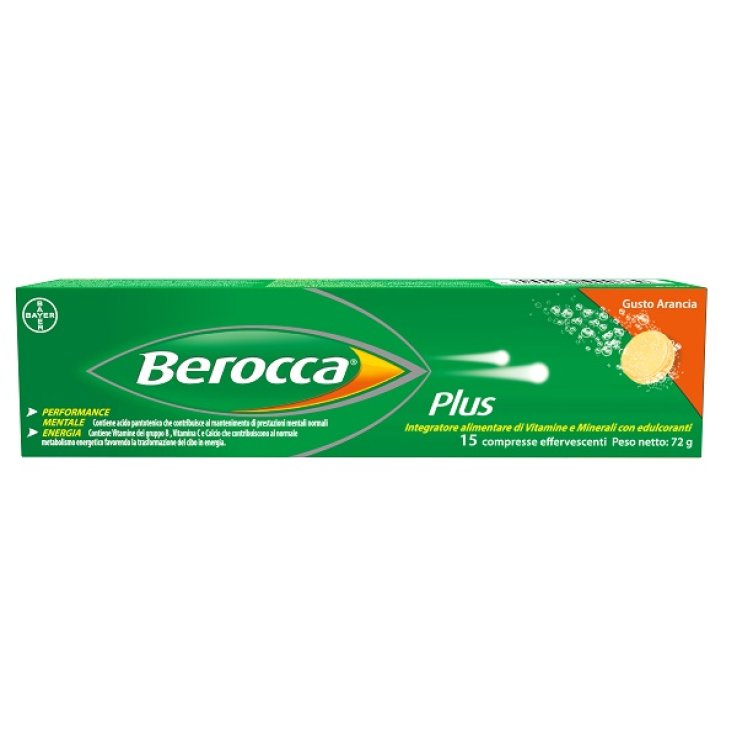BEROCCA Plus*15 Cpr Eff.Aranc. BEROCCA Plus*15 Cpr Eff.Aranc.