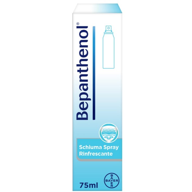 SCHIUMA SPRAY RINFRESCANTE BEPANTHENOL 75ML SCHIUMA SPRAY RINFRESCANTE BEPANTHENOL 75ML