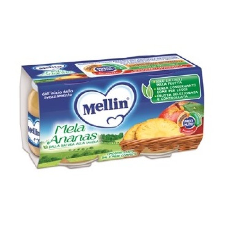 OMO MELLIN Mela+Ananas 2x100g OMO MELLIN Mela+Ananas 2x100g
