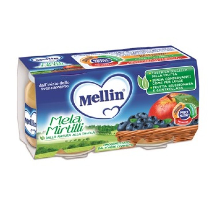 OMO MELLIN Mela+Mirtillo2x100g OMO MELLIN Mela+Mirtillo2x100g