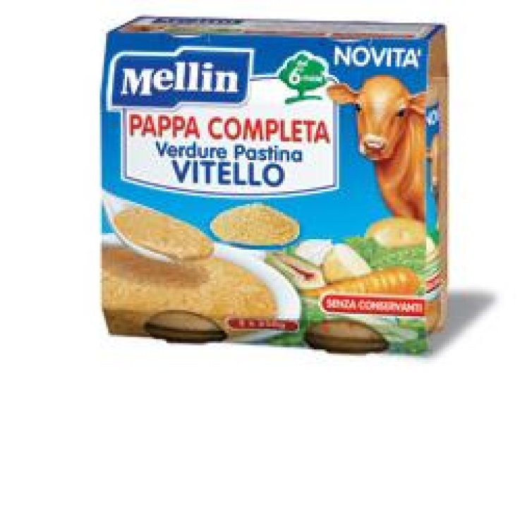 MELLIN PAPPA COMPLETA VITELLO 250 G 2 PEZZI MELLIN PAPPA COMPLETA VITELLO 250 G 2 PEZZI