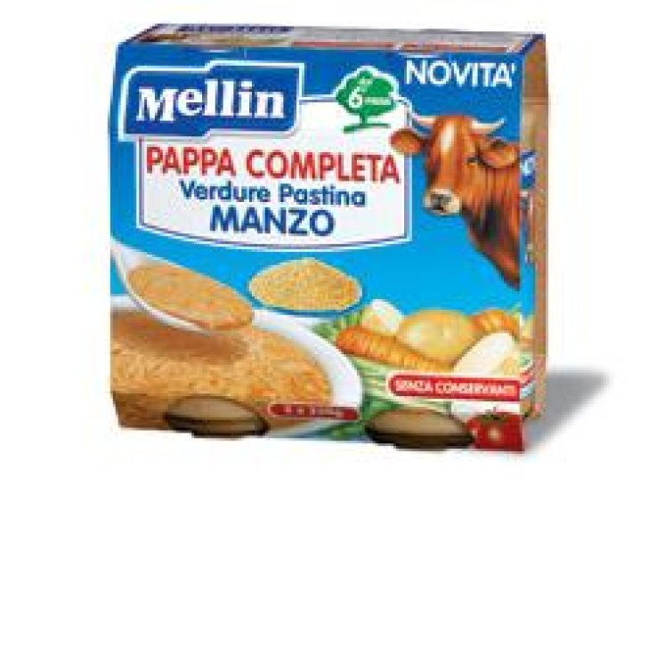 MELLIN Pappa Compl.Manzo2x250g MELLIN Pappa Compl.Manzo2x250g
