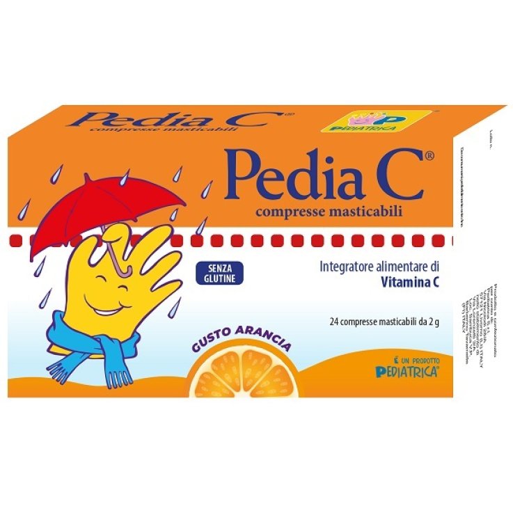 PEDIA C 24 Cpr Arancia PEDIA C 24 Cpr Arancia