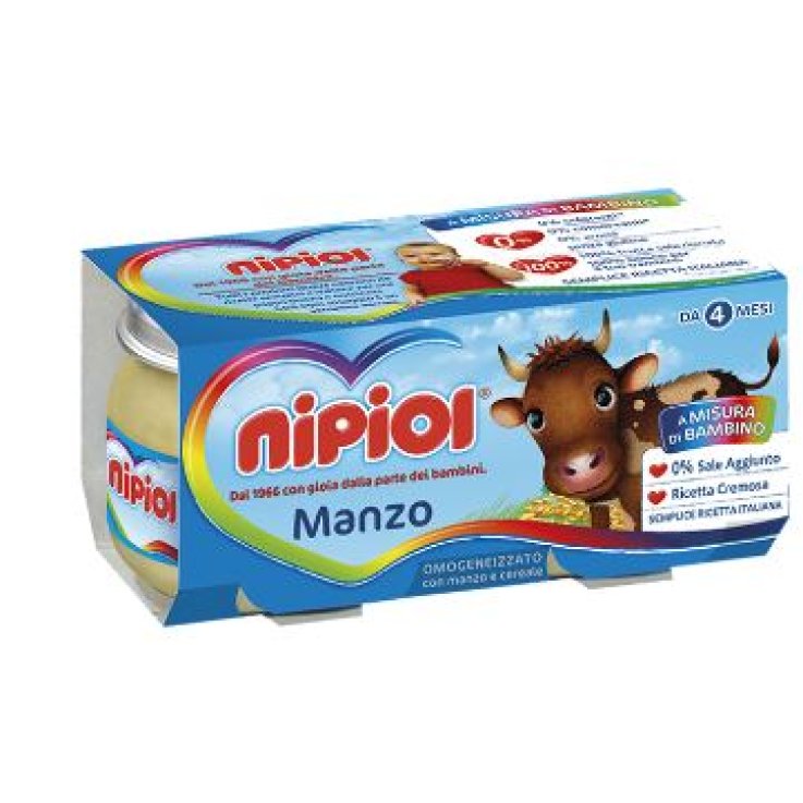 OMO NIPIOL Manzo 2x 80g OMO NIPIOL Manzo 2x 80g