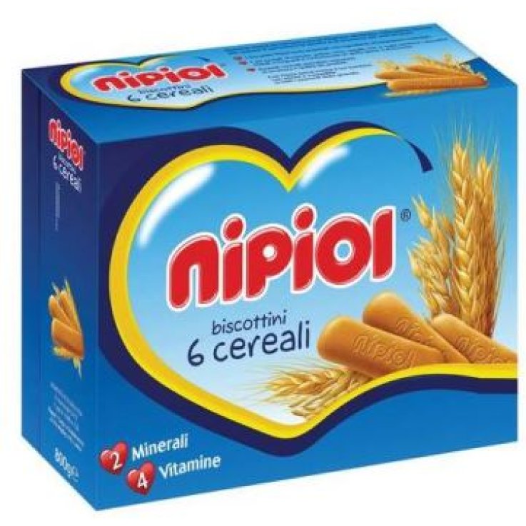 NIPIOL Biscott.6 Cereali 800g NIPIOL Biscott.6 Cereali 800g