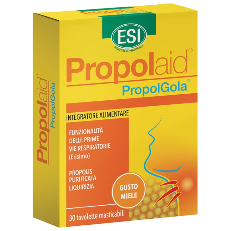 ESI PROPOLAID TAVOLETTE GOLA MIELE 30 TAVOLETTE ESI PROPOLAID TAVOLETTE GOLA MIELE 30 TAVOLETTE