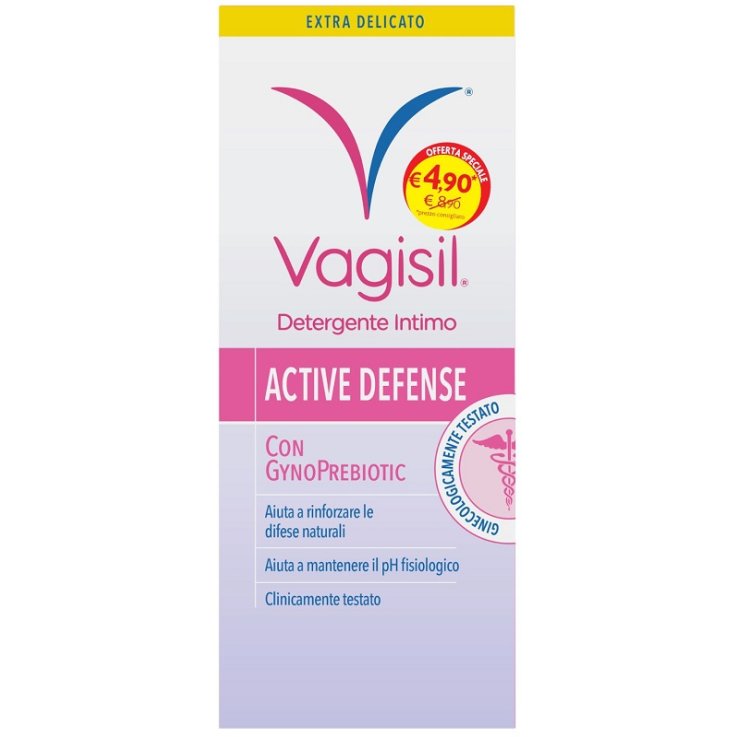 VAGISIL DETERGENTE GYNOPREBIOTIC 250 ML OFFERTA SPECIALE VAGISIL DETERGENTE GYNOPREBIOTIC 250 ML OFFERTA SPECIALE