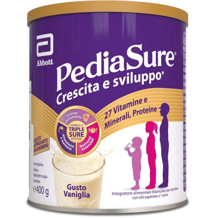 PEDIASURE CRESCITA&SVILUPPO VANIGLIA 400 G PEDIASURE CRESCITA&SVILUPPO VANIGLIA 400 G
