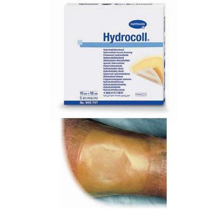 MEDICAZIONE IDROCOLLOIDALE HYDROCOLL 5X5CM 10 PEZZI