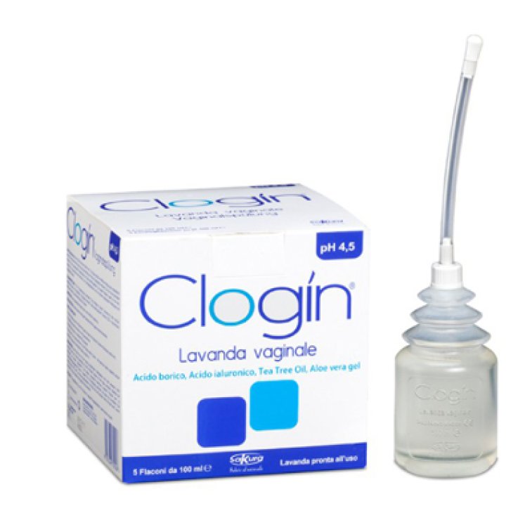 CLOGIN LAVANDA VAGINALE 5 FLACONI DA 100 ML + 5 CANNULE VAGINALI MONOUSO CLOGIN LAVANDA VAGINALE 5 FLACONI DA 100 ML + 5 CANNULE VAGINALI MONOUSO