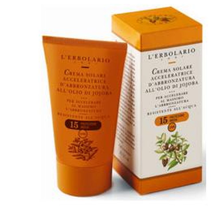 CREMA ACCELERATRICE D'ABBRONZATURA OLIO DI JOJOBA SPF15 125ML CREMA ACCELERATRICE D'ABBRONZATURA OLIO DI JOJOBA SPF15 125ML