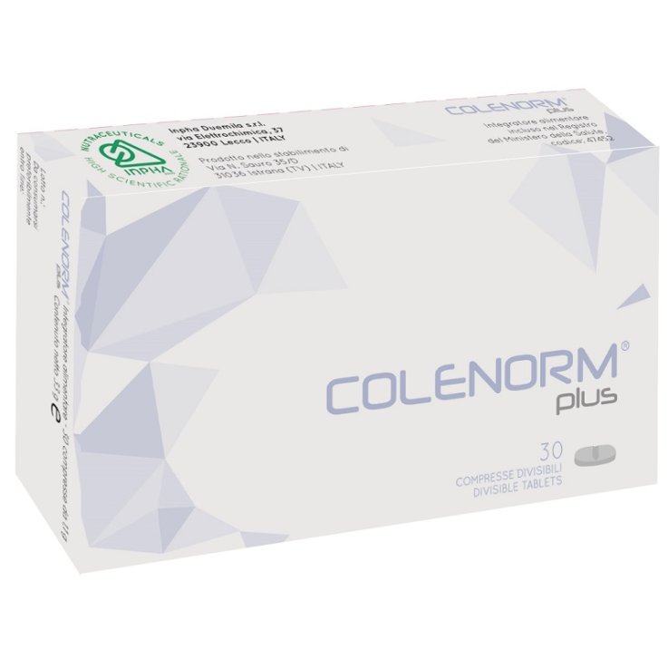 COLENORM PLUS 30 COMPRESSE DA 1,1 G DIVISIBILI COLENORM PLUS 30 COMPRESSE DA 1,1 G DIVISIBILI