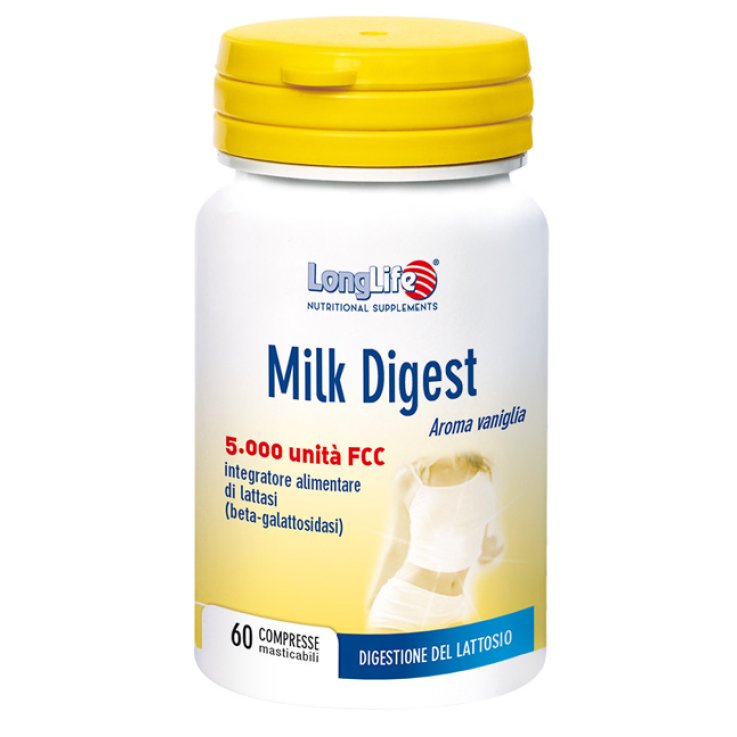 LONGLIFE MILK DIGEST 60 Cpr LONGLIFE MILK DIGEST 60 Cpr