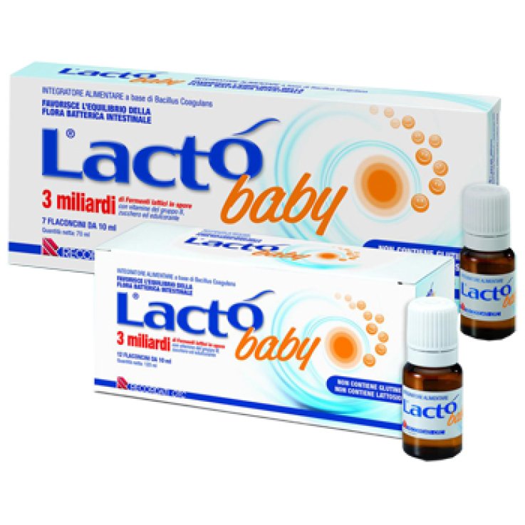 LACTO BABY 12 FLACONCINI 3 MILIARDI 10 ML LACTO BABY 12 FLACONCINI 3 MILIARDI 10 ML